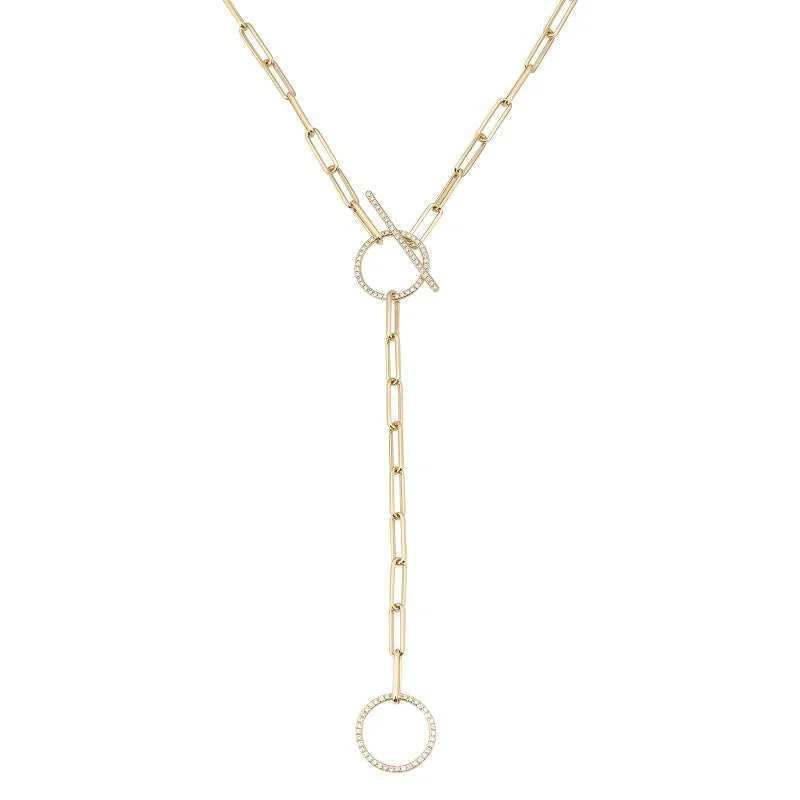 Ladies necklaces memory value-SHELBY TOGGLE DROP NECKLACE