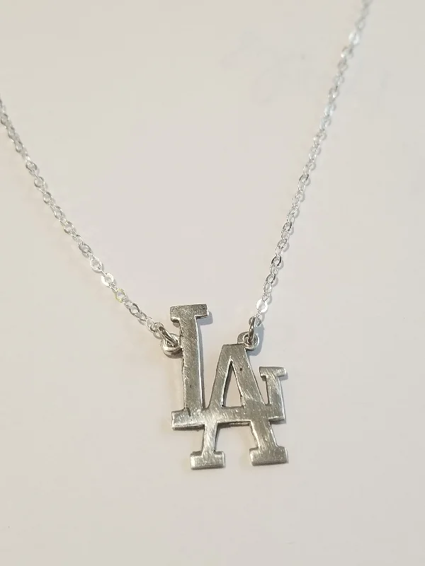 Ladies necklaces faux jewels-I Love L.A. Nameplate Necklace