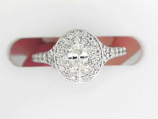 Ladies engagement rings round cut-Diamond Engagement Ring