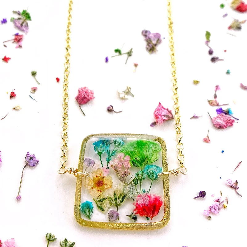 Ladies necklaces shopping sites-Botanical Garden Necklace - Style BG14