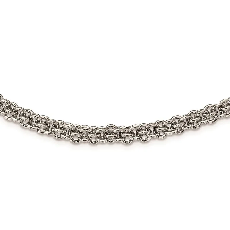 Stainless Steel Polished 24in Necklace