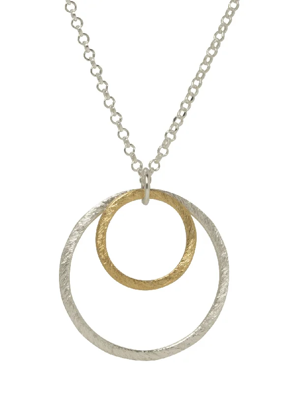 Ladies necklaces partner surprises-Circles Necklace