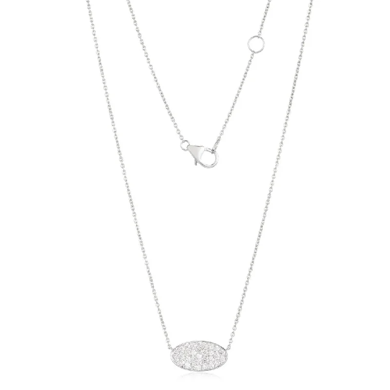 Ladies necklaces exclusive editions-SPENCER OVAL NECKLACE