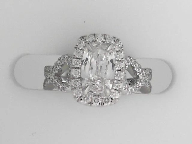 Ladies engagement rings online shops-Diamond Engagement Ring