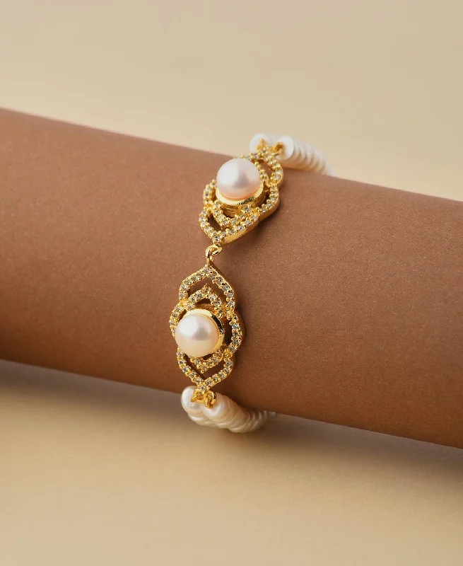 Ladies bracelets chain styles-Elegant and classy Pearl Bracelet