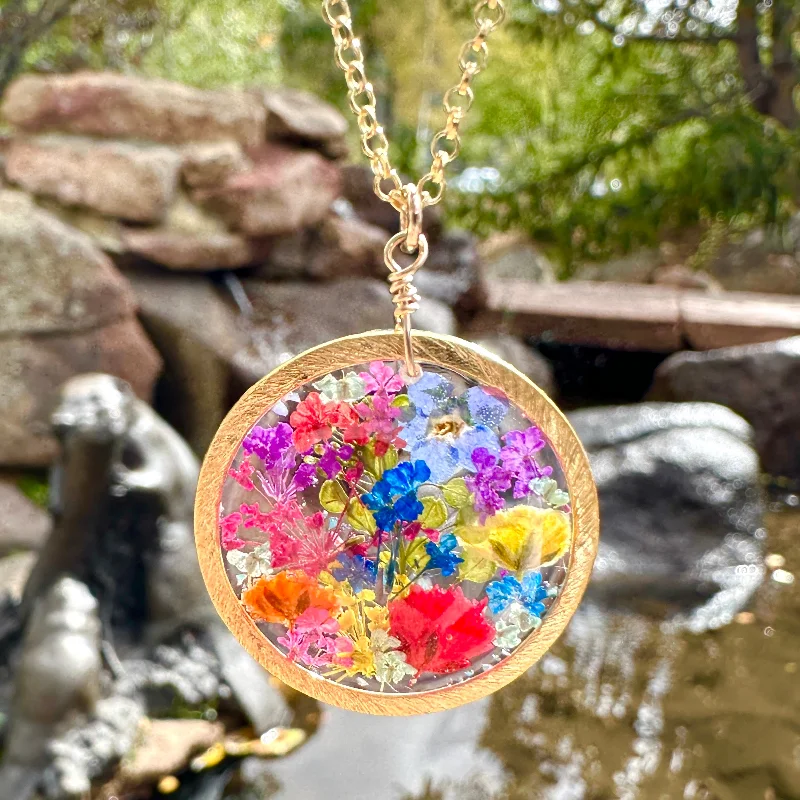 Ladies necklaces opulent designs-Botanical Garden Necklace - BG 201