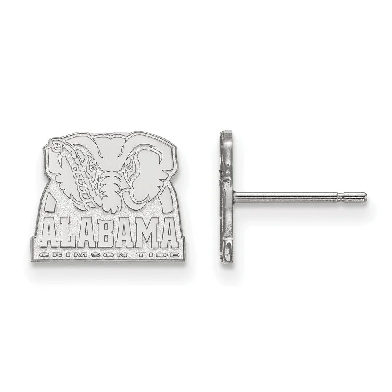 Ladies earrings star-inspired-Sterling Silver University of Alabama XS (Tiny) Logo Post Earrings