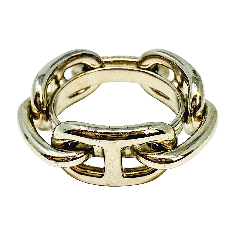 Ladies rings engagement choices-Hermes Scarf Ring