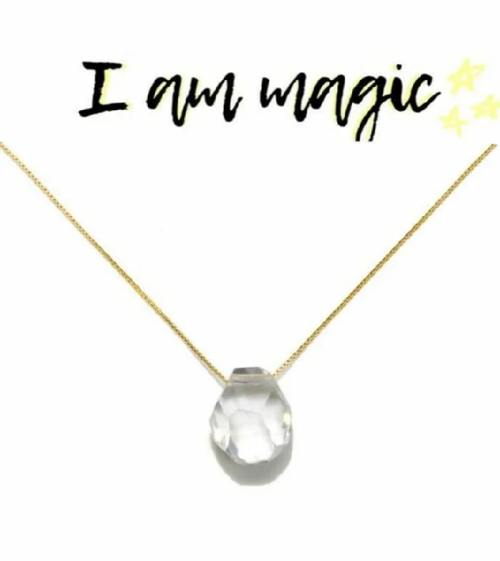 Ladies necklaces sibling sets-I Am Magic Quartz Necklace