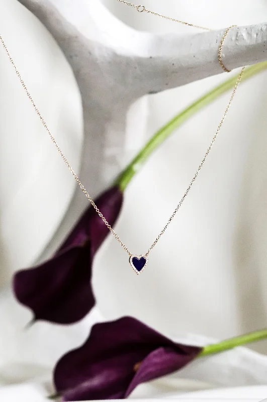 Ladies necklaces wedding essentials-ARIANNA HEART NECKLACE