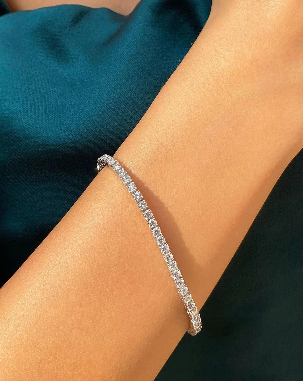 Ladies bracelets work wear-3mm Tennis Bracelet