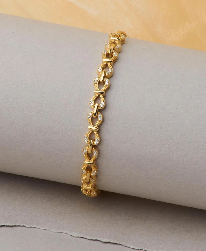 Ladies bracelets price options-Trendy Stone Studded Silver Bracelet