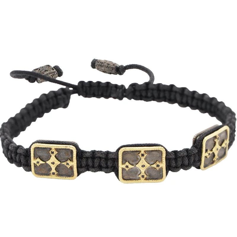 Ladies bracelets faux jewels-Cross Station Bracelet