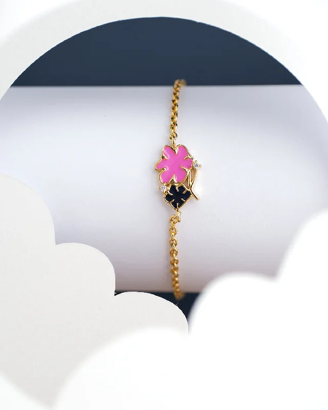 Ladies bracelets plated gold-Alisha Flory Chain Bracelet for kids