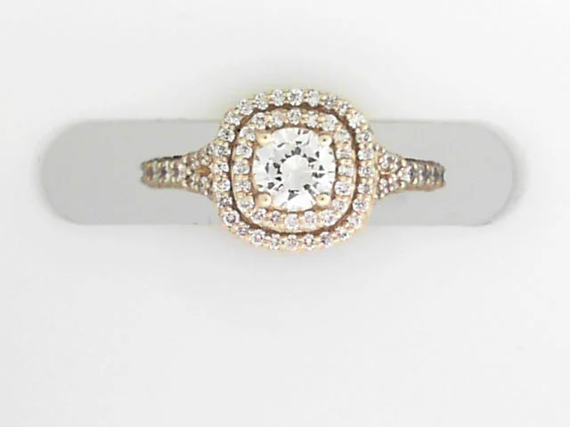 Ladies engagement rings vintage charm-Diamond Engagement Ring