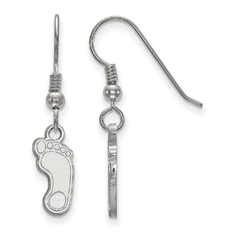 Ladies earrings exclusive editions-Sterling Silver U of North Carolina Small Dangle Earrings