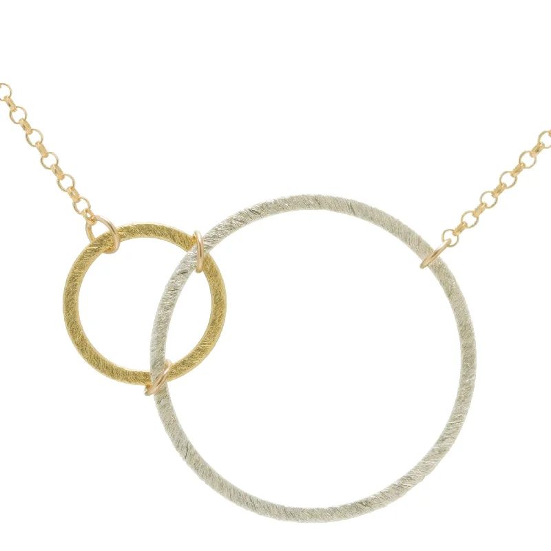 Ladies necklaces love day-Abstract Circles Necklace