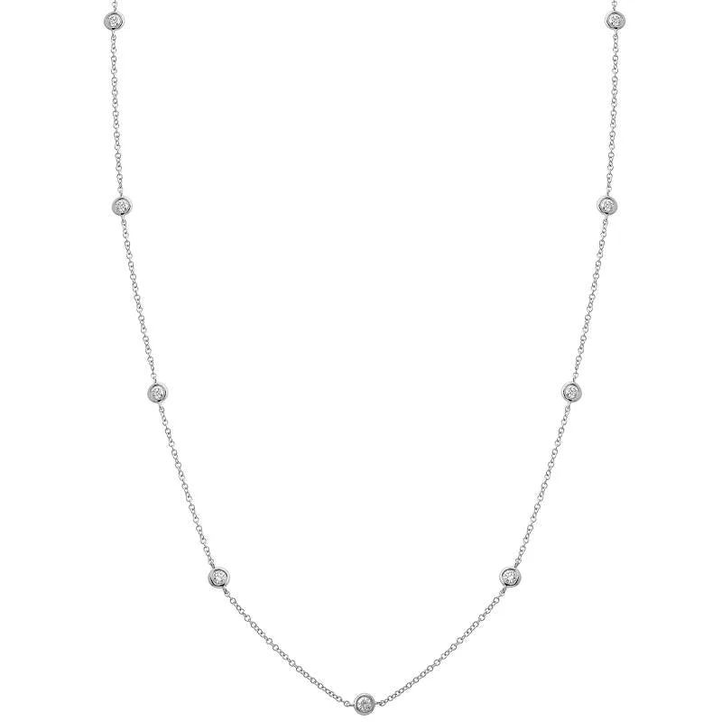 Ladies necklaces value pieces-ADDIE DIAMONDS BY THE YARD NECKLACE