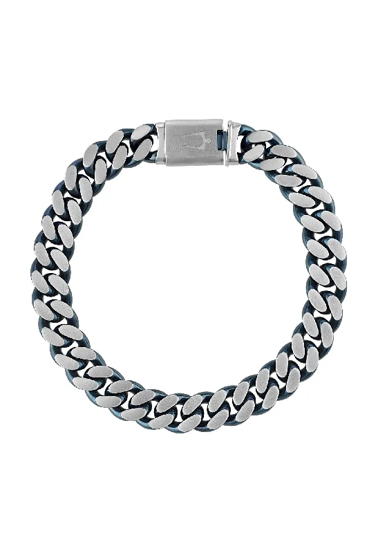 Ladies bracelets clean lines-Bulova Men's Bracelet