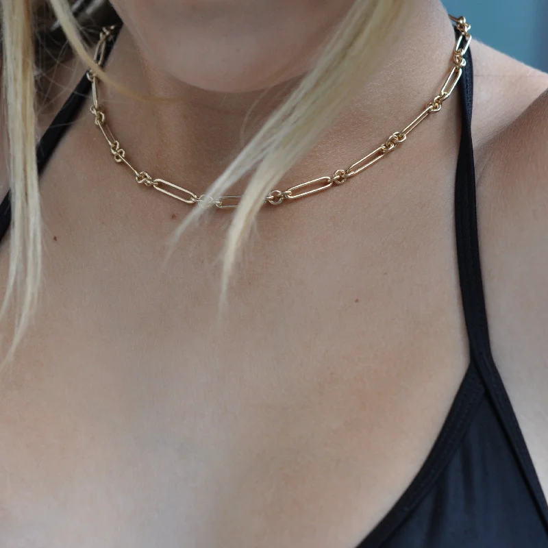 Ladies necklaces allergy-safe-ROXY CHAIN LINK NECKLACE